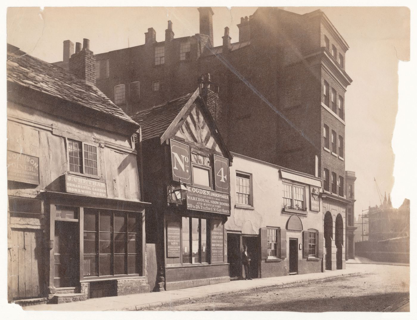 View of Long Millgate, Manchester, England