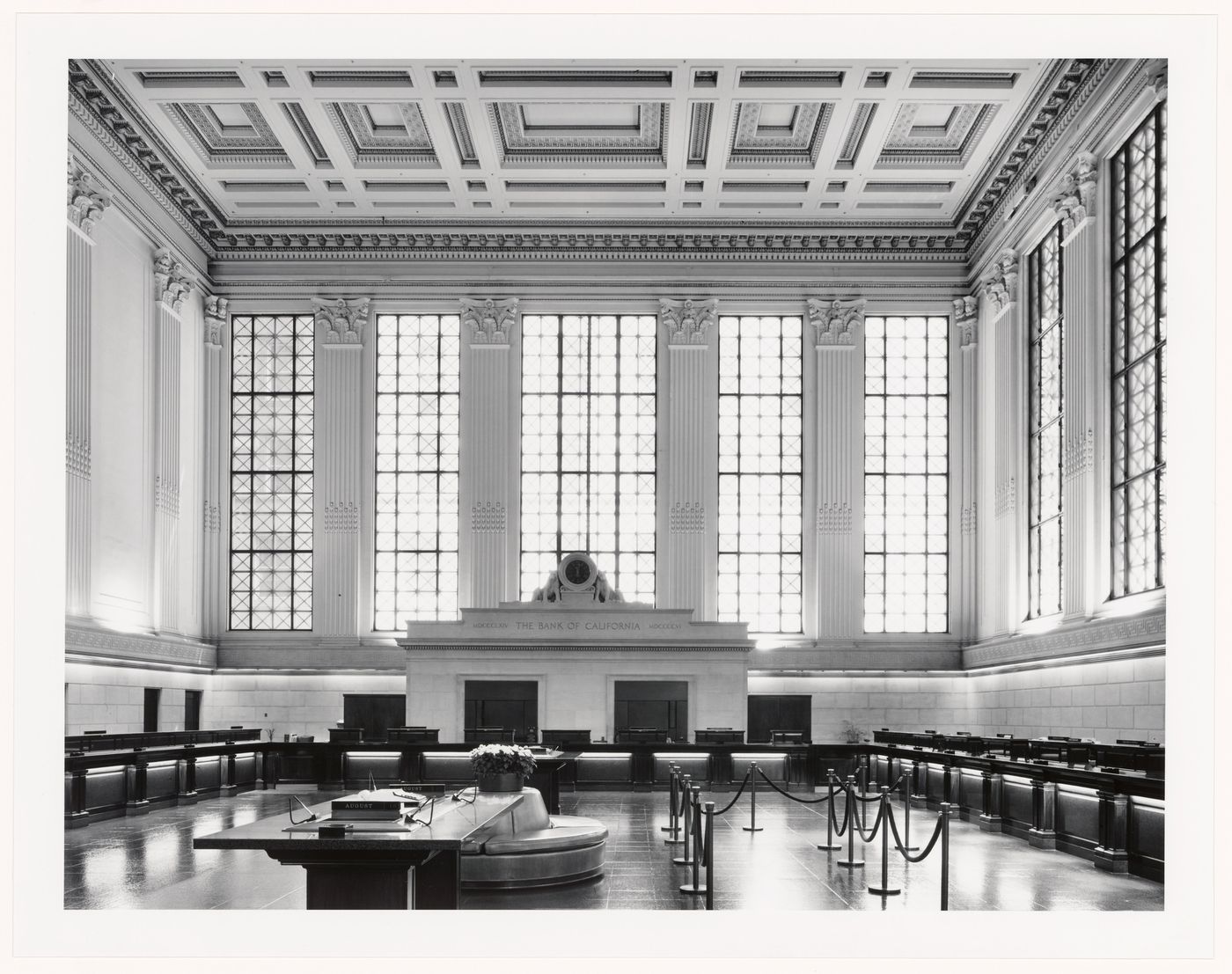 Banking hall, Bank of California, San Francisco, California