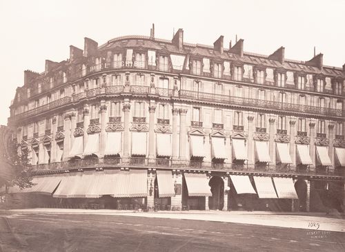 Plate from album ''Buildings, parks and streets of Paris, Versailles and environs, France''