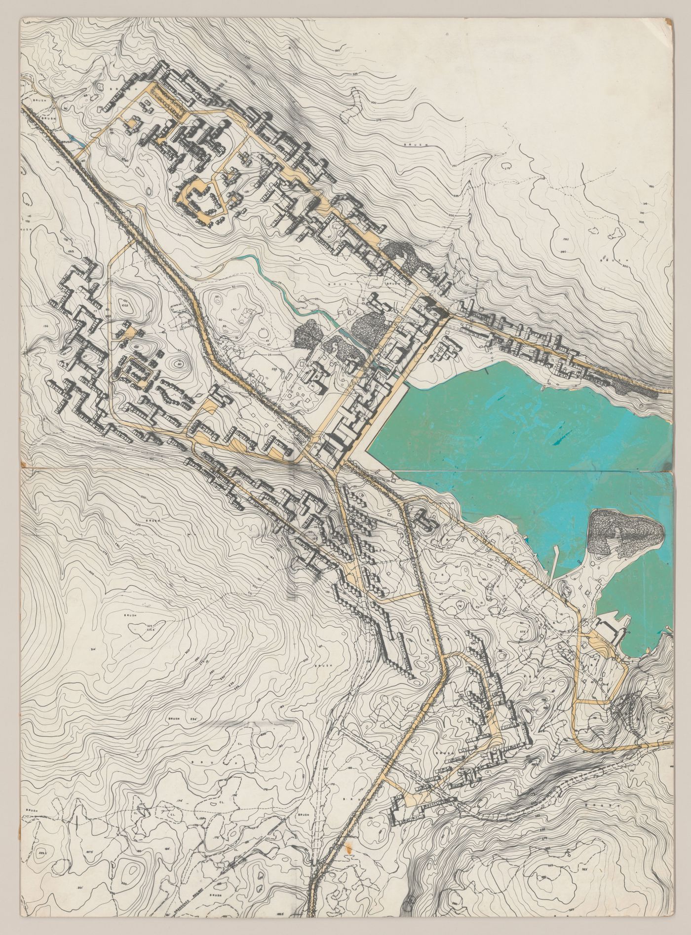 Site plan for Fermeuse, Newfoundland