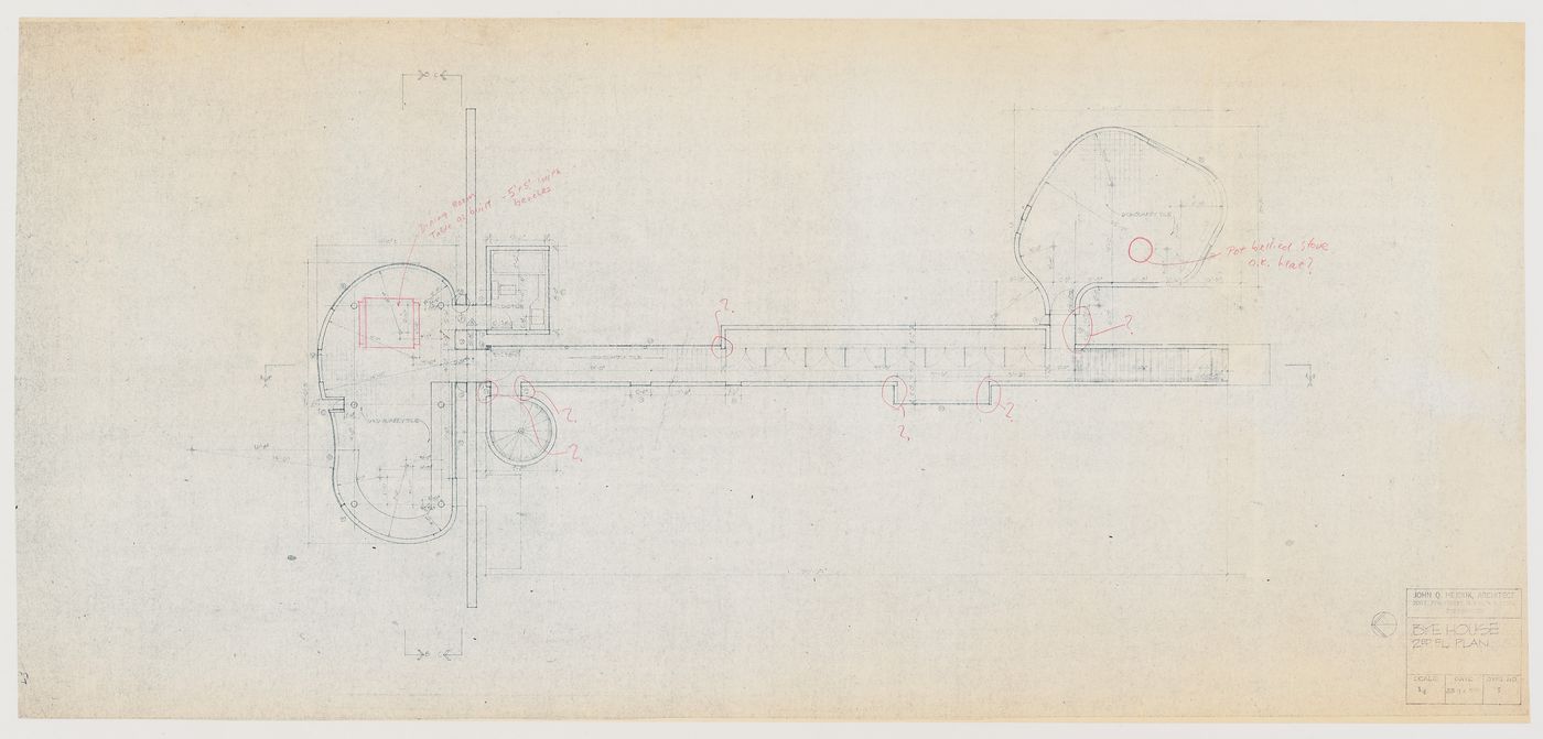 Bye House: plan for the second floor