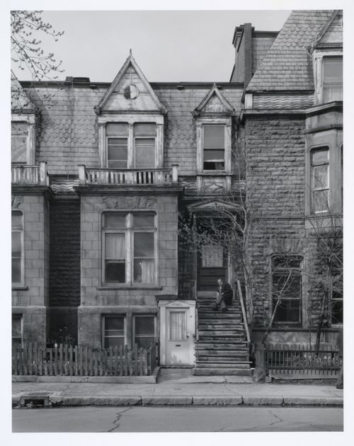 Milton Park Project: Strip elevation no. 10, 3549 Hutchison, Montréal, Québec