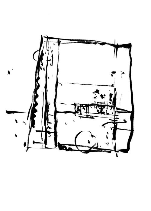 House in Chennai : sketch