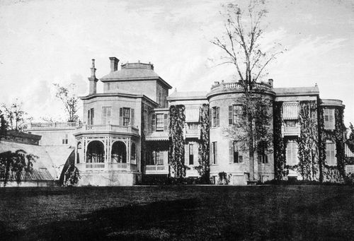 Plate from album ''Villas on the Hudson. A Collection of Photolithographs of Thirty-one Country Residences''