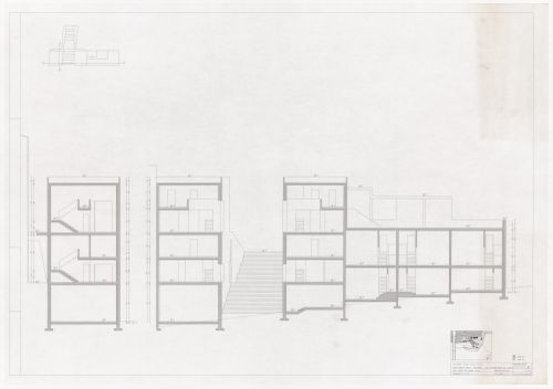 Sections for Reconstrução do Portal de Riquer, Alcoi-Valencia, Spain