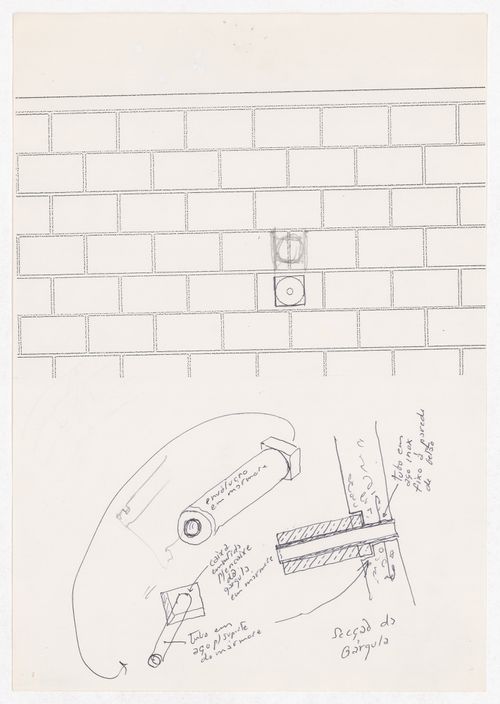 Sketch details for Centro Meteorológico da Villa Olimpica, Barcelona, Spain