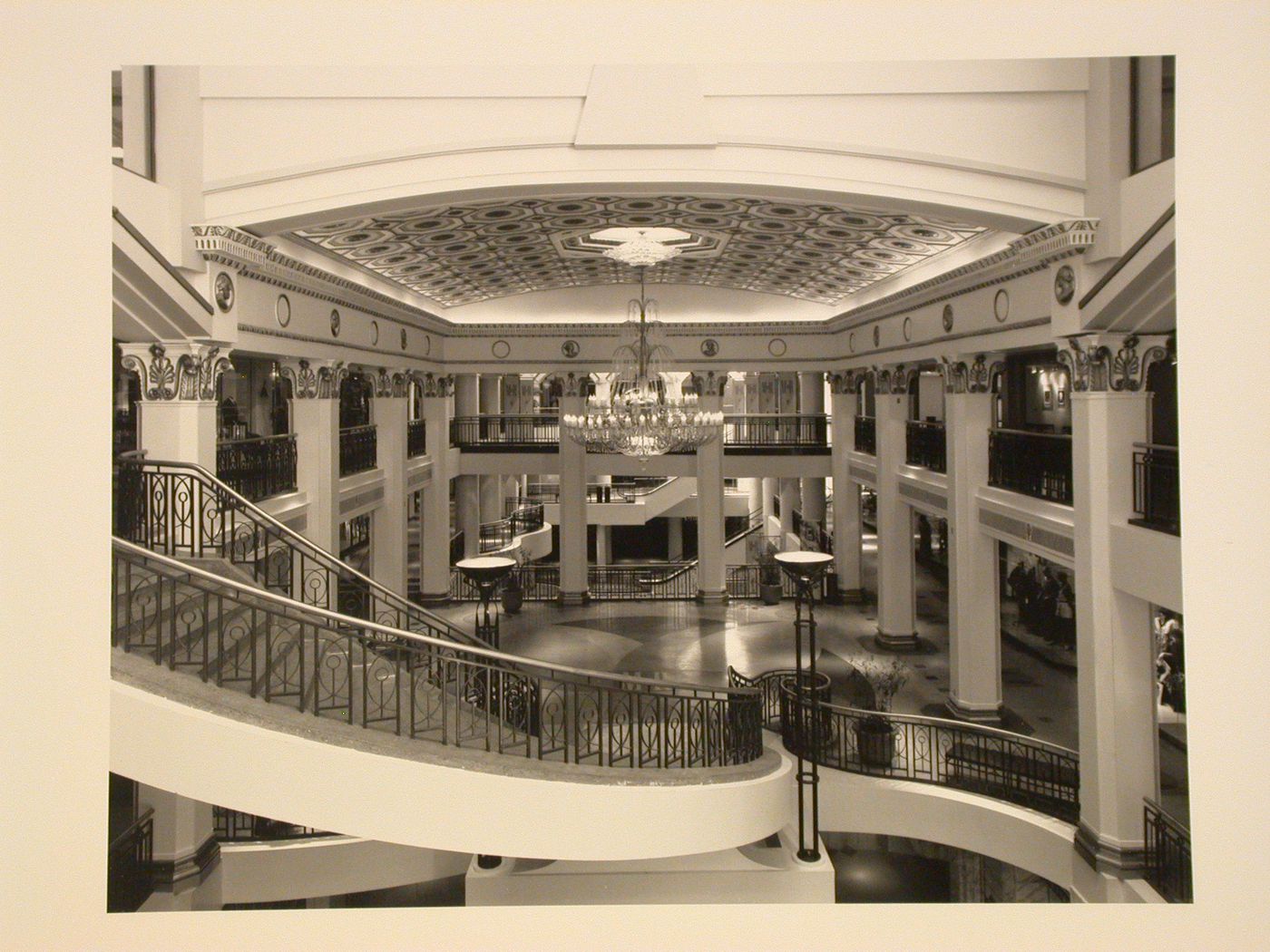 Interior of the Cours Mont-Royal (Mont-Royal Hotel, 1921-1922; Ross MacDonald architects), Montréal, Québec