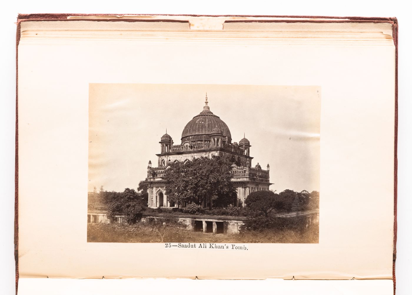 View of the Maqbara, the Tomb of Saadat Ali Khan (also known as Junnut Aramgah), Kaisarbagh [Caesar's Garden] Palace complex, Lucknow, India
