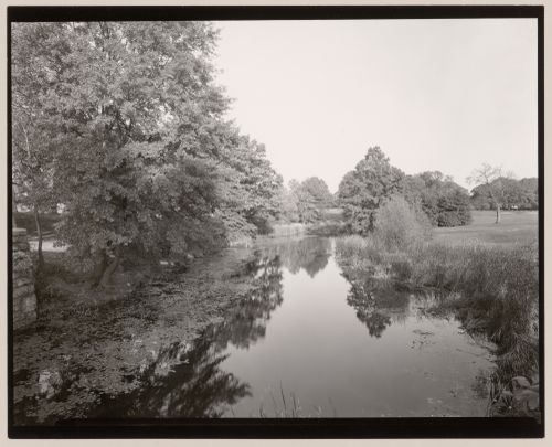 View from Scarborough Pond Bridge, Franklin Park, Boston, Massachusetts