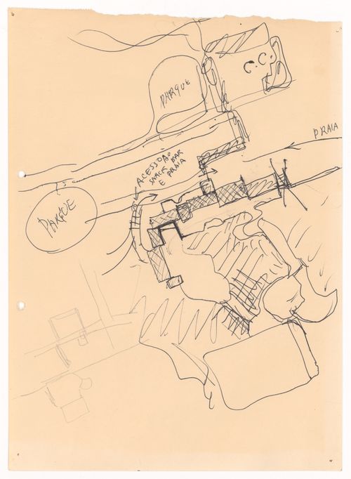 Sketch for Piscina de Marés, Leça da Palmeira