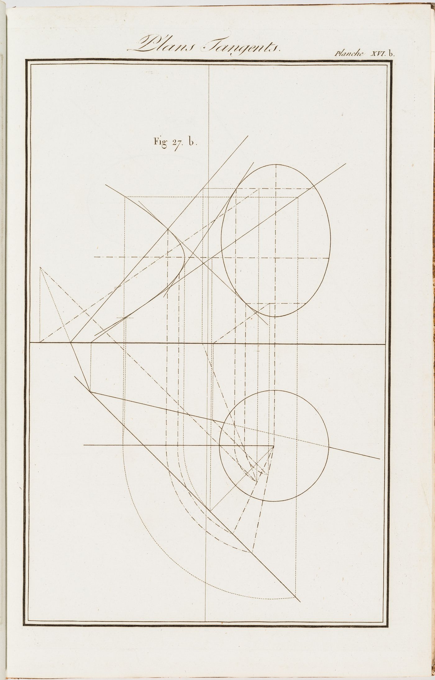 "Plans Tangents": geometry exercise