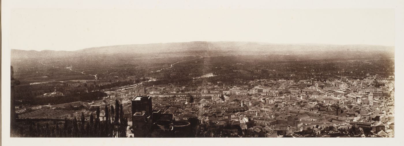 View of Granada from an elevated viewpoint, Spain