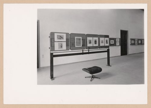 Interior view of the exhibition room, Gabinetto disegni e stampe degli Uffizi, Galleria degli Uffizi, Florence, Italy