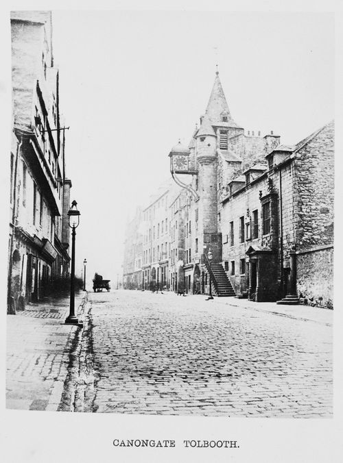 Plate from album ''Picturesque "Bits" from Old Edingurgh''