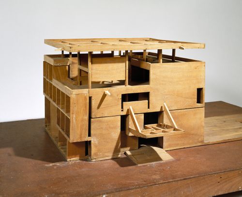 Villa Chimanbhai: Model for a house at Ahmedabad, India
