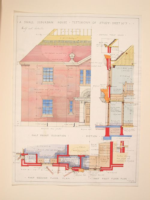 Small suburban house - Sheet No. 7