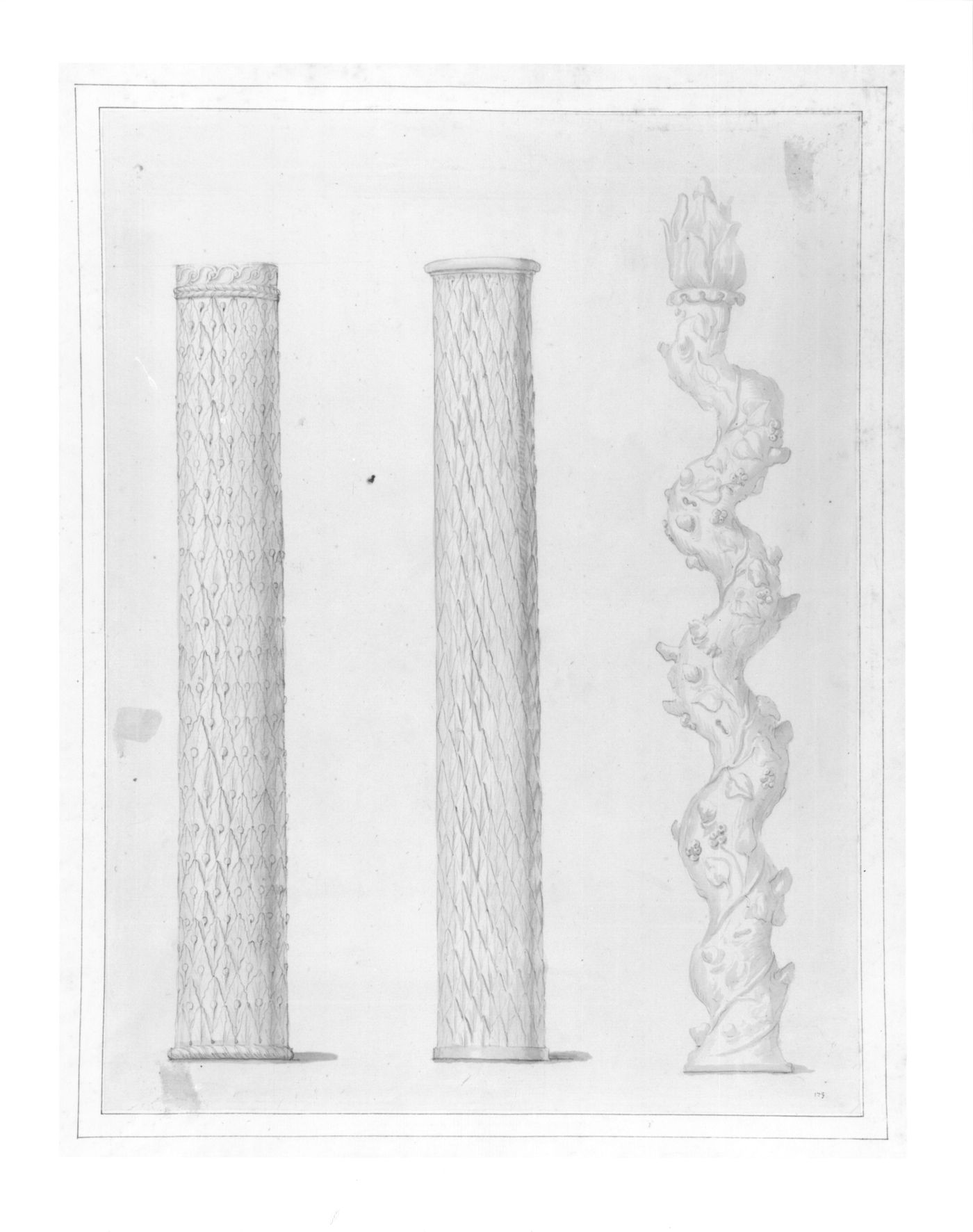 Three Roman Columns