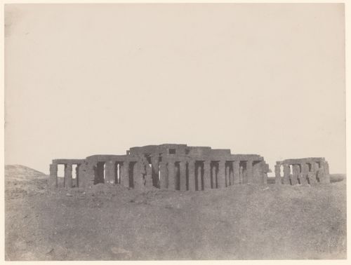 The Ramesseum, from the west, Thebes, Egypt