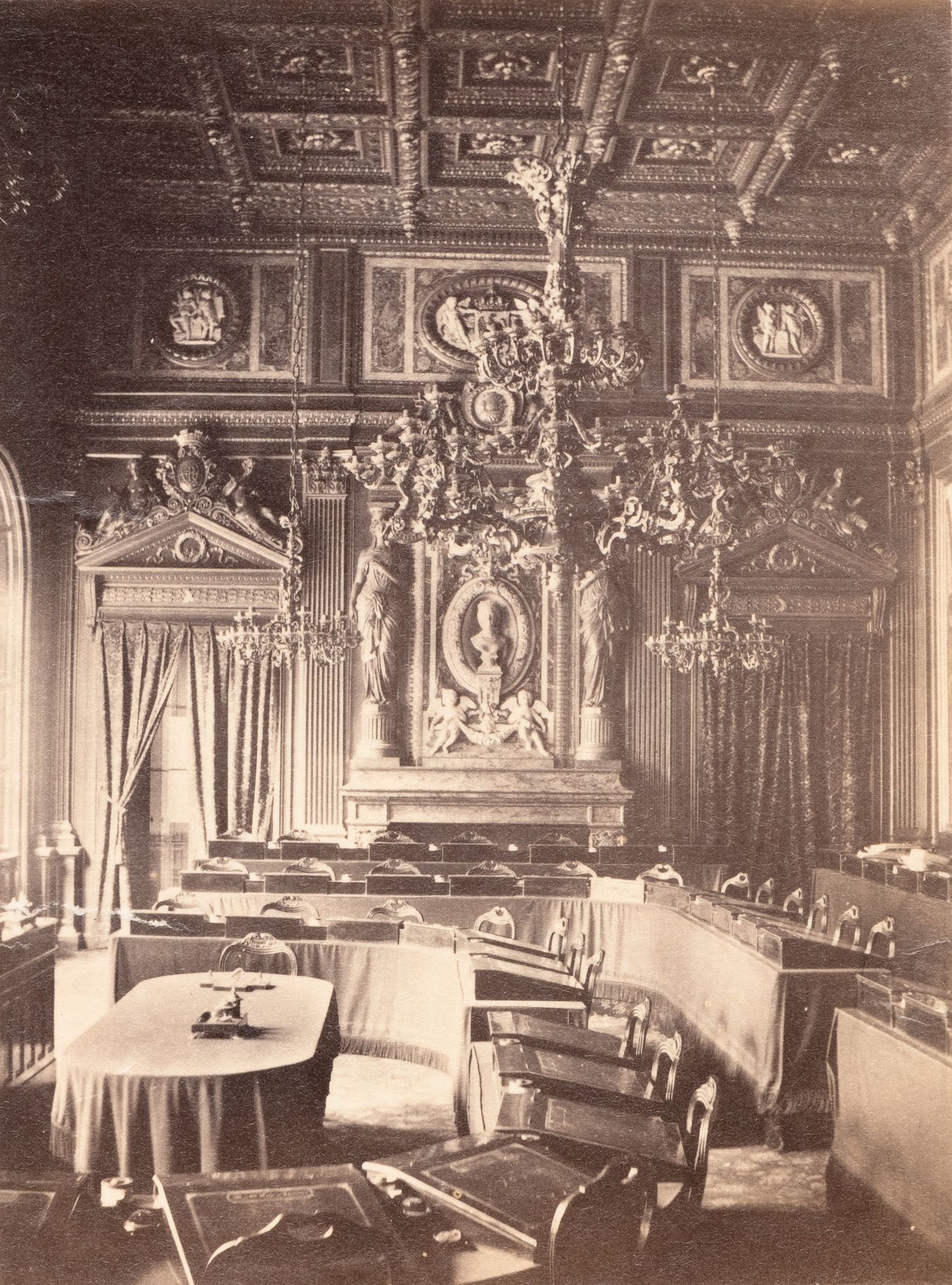 Plate from album ''Buildings, parks and streets of Paris, Versailles and environs, France''