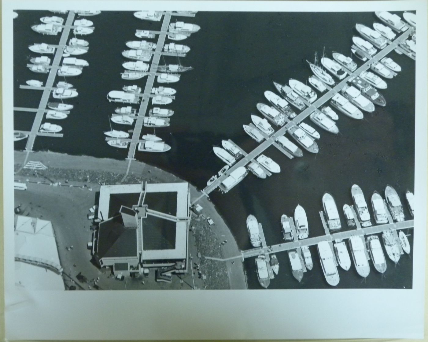 Aerial view of the marina, Expo 67, Montréal, Québec