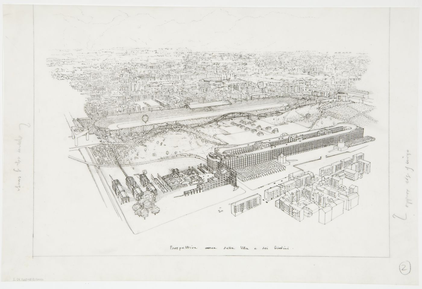 Rehabilitation of Fiat-Lingotto factory, Turin, Italy: aerial perspective