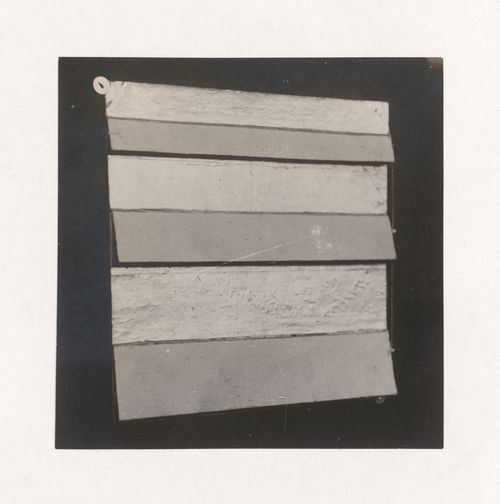 Photograph of a student model on the topic "Transformation Exercises" for the "Space" course at the Vkhutemas (Higher State Artistic Technical Studios), Moscow