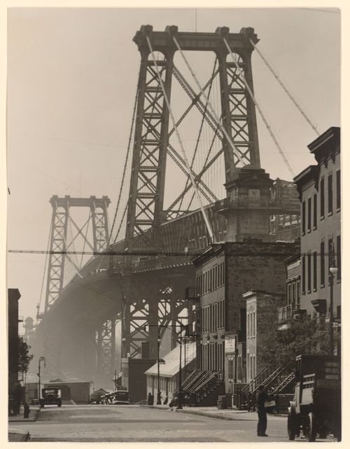 The Williamsburg Bridge Seen From Brooklyn