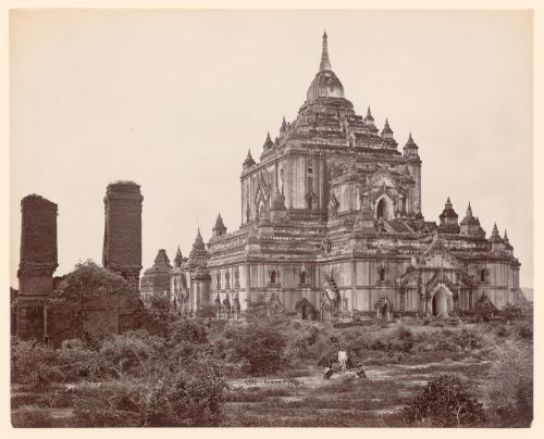 View of the That-Byin-Nyu [The Omniscient] Pagoda, Pagan, Burma (now Myanmar)