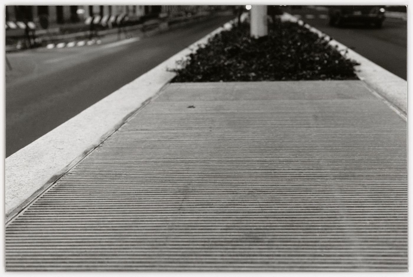 Close-up view of a sidewalk, Italy, from the series "Con la code del occhio 93-94 II/III"
