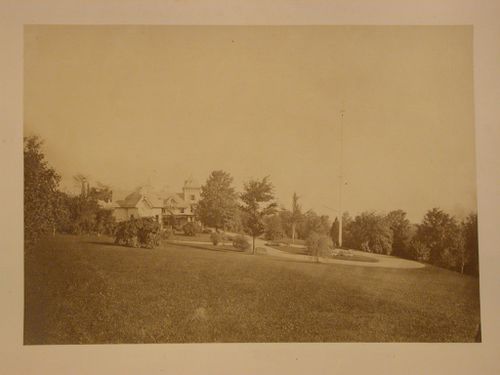 View of Rozenhof, residence of S. R. Van Duzer, Newburgh, New York