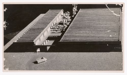 Photograph of model for the Indo-Swiss Training Centre, Chandigarh, India