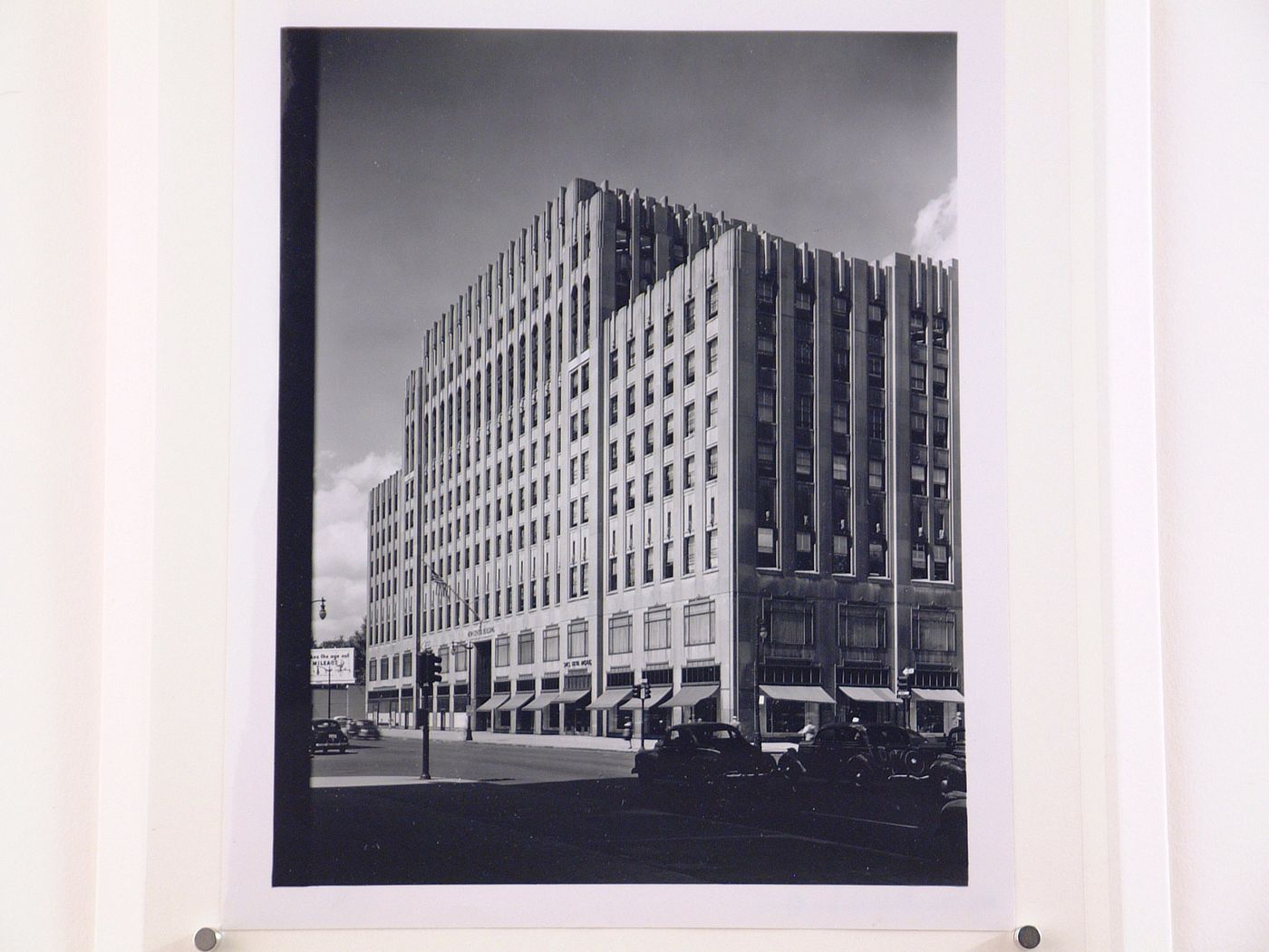 View of the principal façade of the New Center Building (now the Albert Kahn Building), Detroit, Michigan