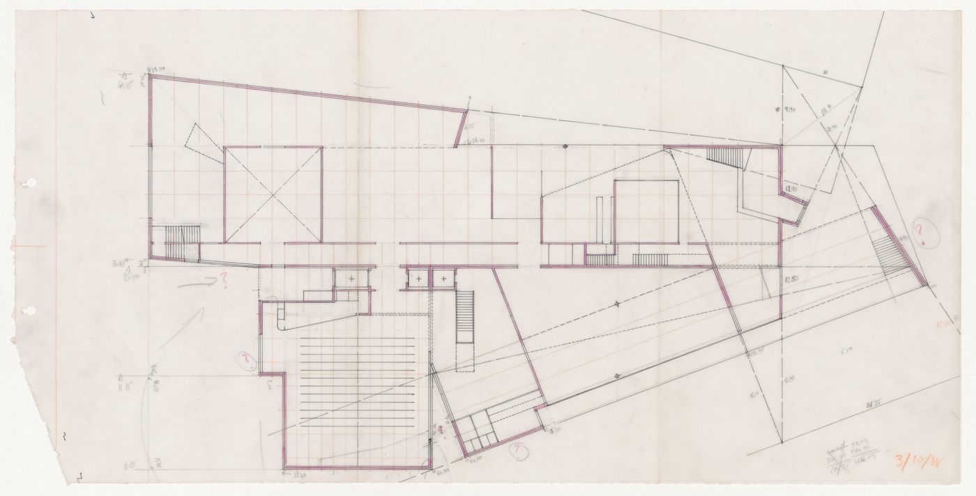 Plan for Centro Galego de Arte Contemporânea [Galician Centre of Contemporary Art], Santiago de Compostela, Spain