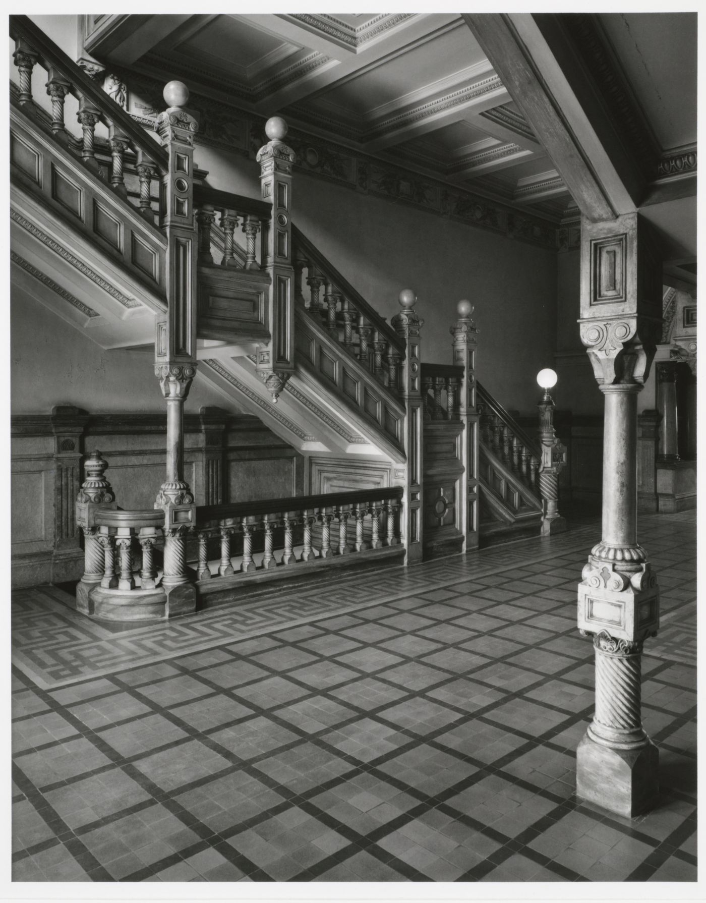 Main Lobby, Miami County Court House, Troy, Ohio