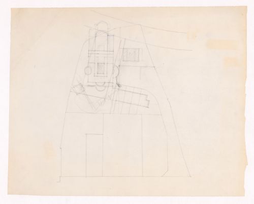 Sketch plan for Casa Alcino Cardoso, Porto, Portugal