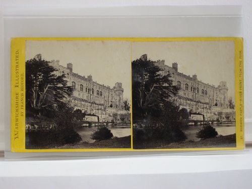 Warwickshire Illustrated. Warwick Castle - River Front, from the Park.