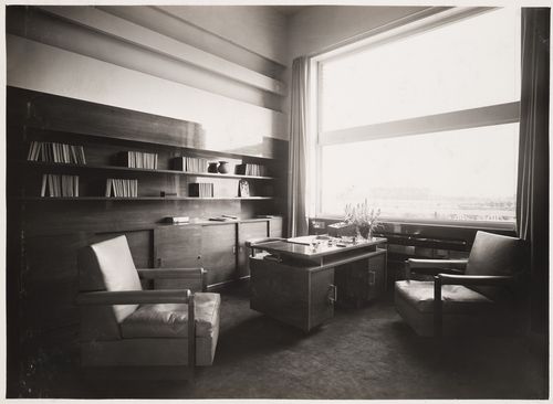 Vue du bureau, Villa Cavrois à Croix, France