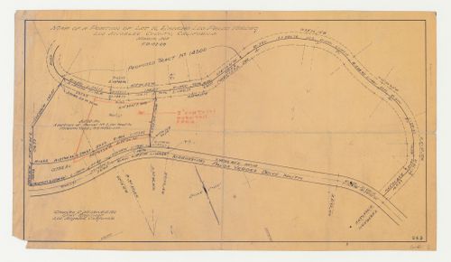Wayfarers' Chapel, Palos Verdes, California: Survey of part of Lot H, Rancho Los Palos Verdes, California, including Filiorum Corporation property