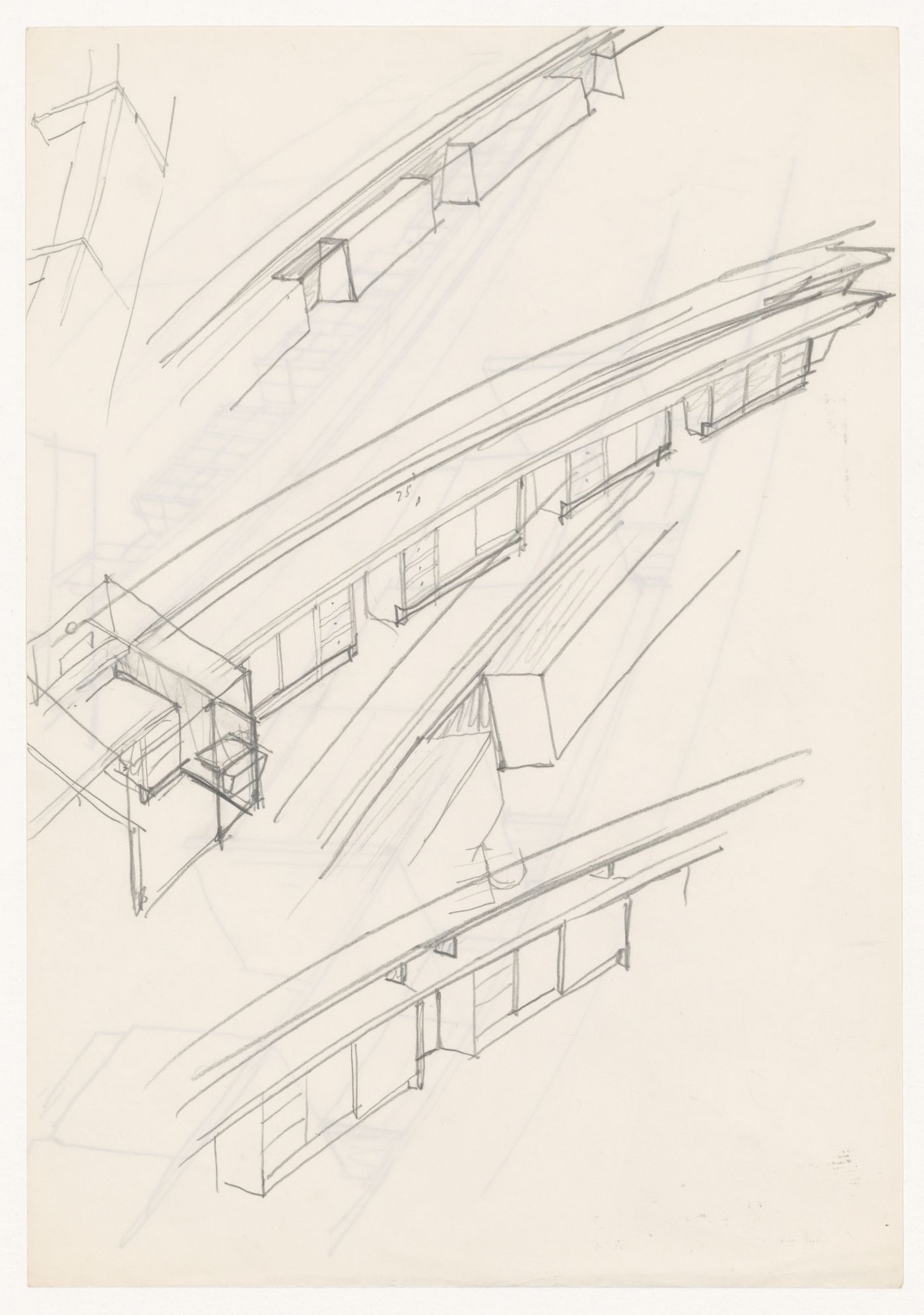 Sketch details for Banco Borges & Irmão II [Borges & Irmão bank II], Vila do Conde, Portugal