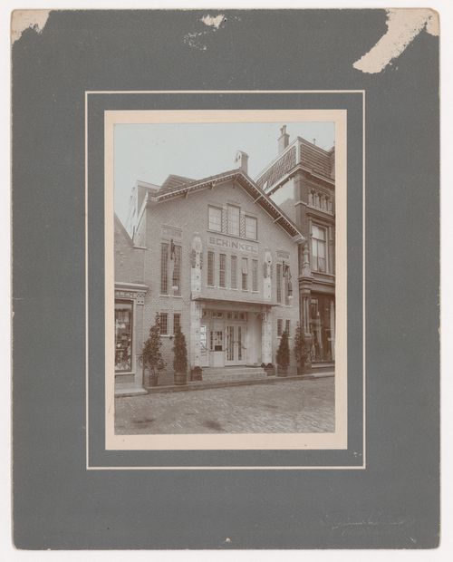 View of the principal façade of Schinkel Cinema, Purmerend, Netherlands