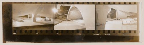 Contact prints of model for the David S. Ingalls Hockey Rink, New Haven, Connecticut, United States