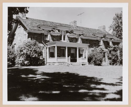 View of the principal façade of the Dexter M. Ferry farmhouse, Unadilla, New York