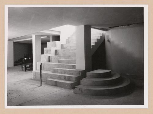 View of interior staircase of Galeria do Antiquário, Campo Alegre, Porto, Portugal