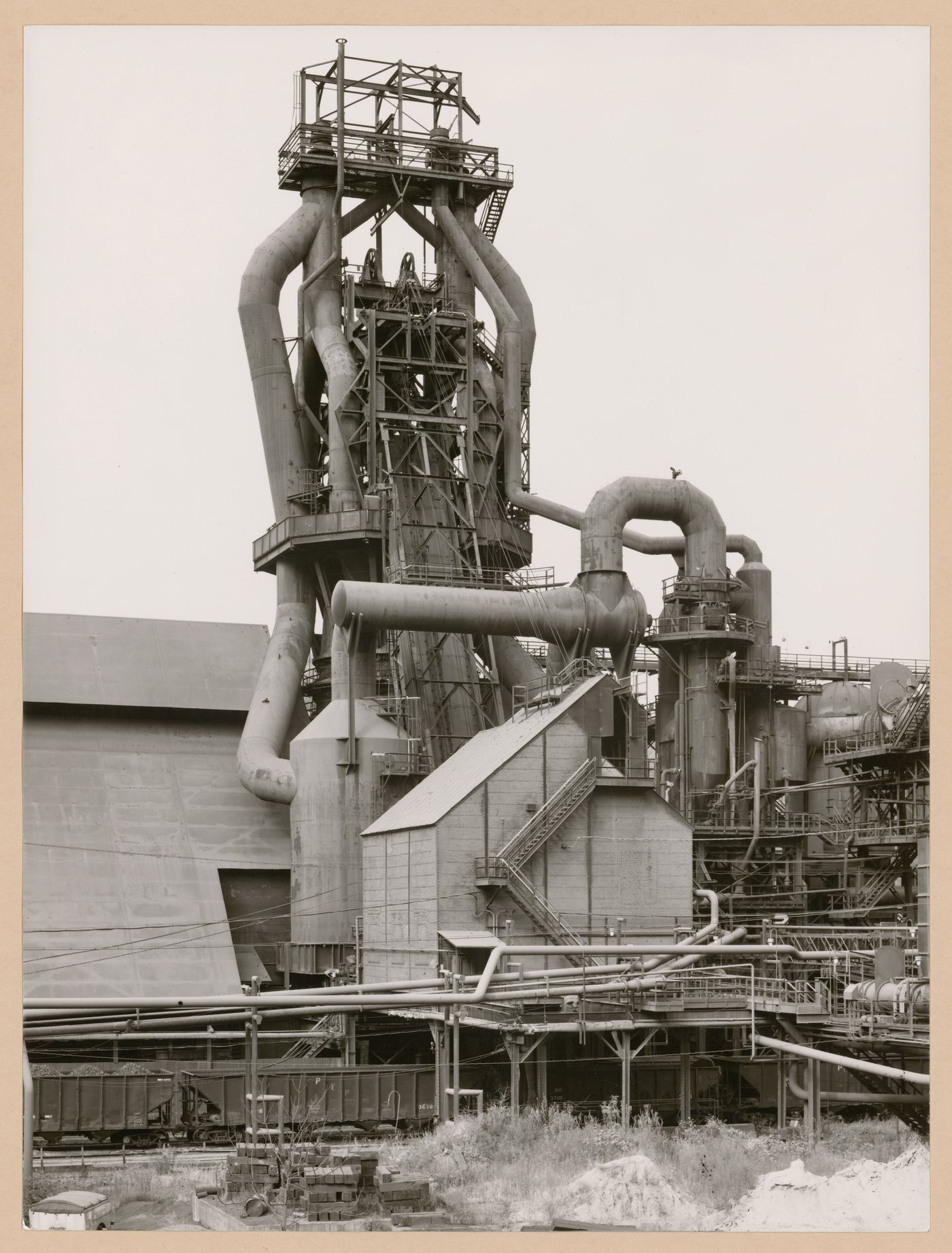 View of a blast furnace of Bethlehem Steel mill, Johnstown, Pennsylvania