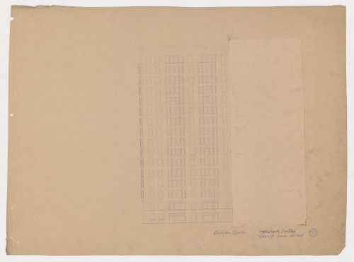 Monadnock Building, Chicago: Fourth Avenue elevation