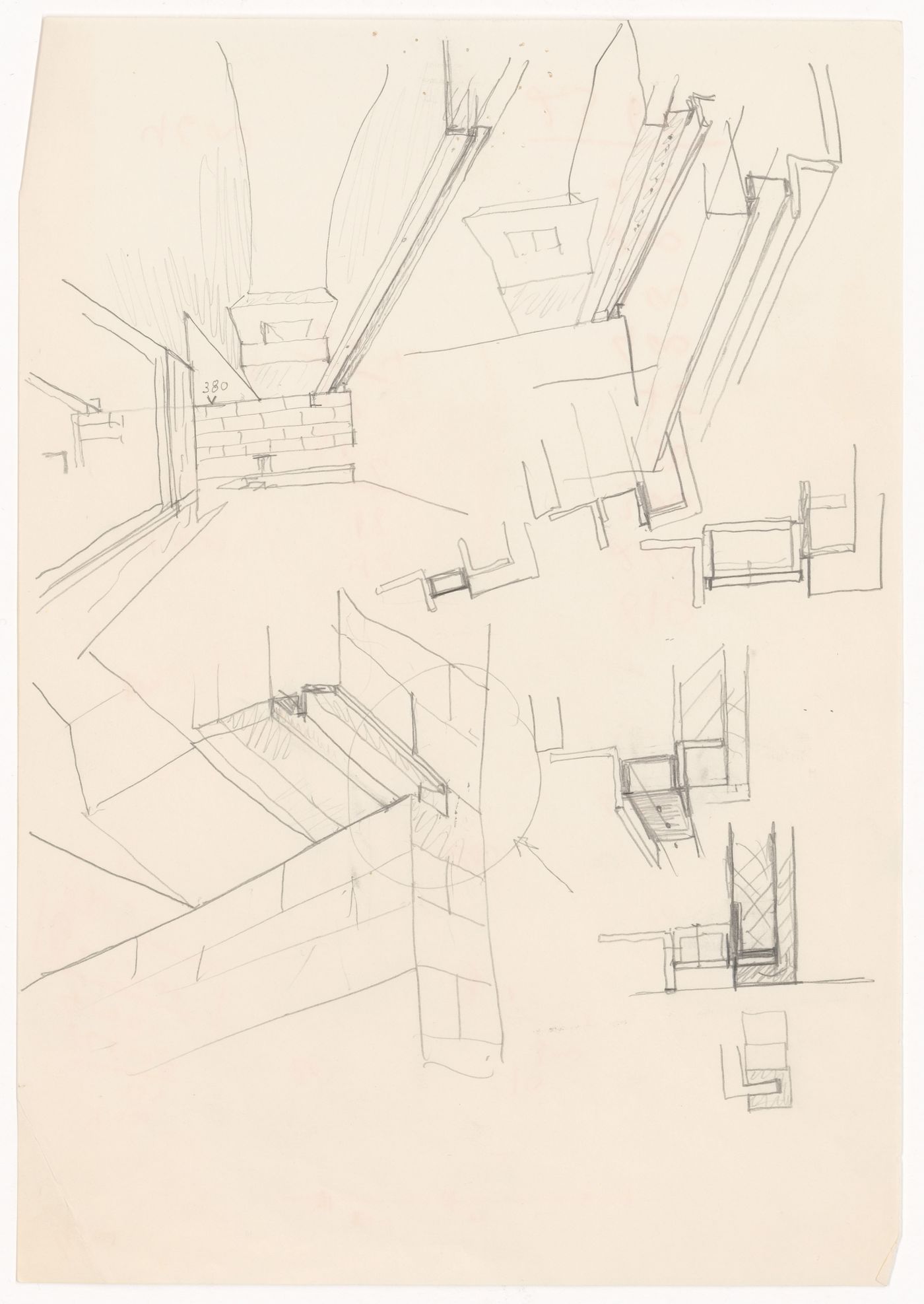 Sketch for Centro Galego de Arte Contemporânea, Santiago de Compostela