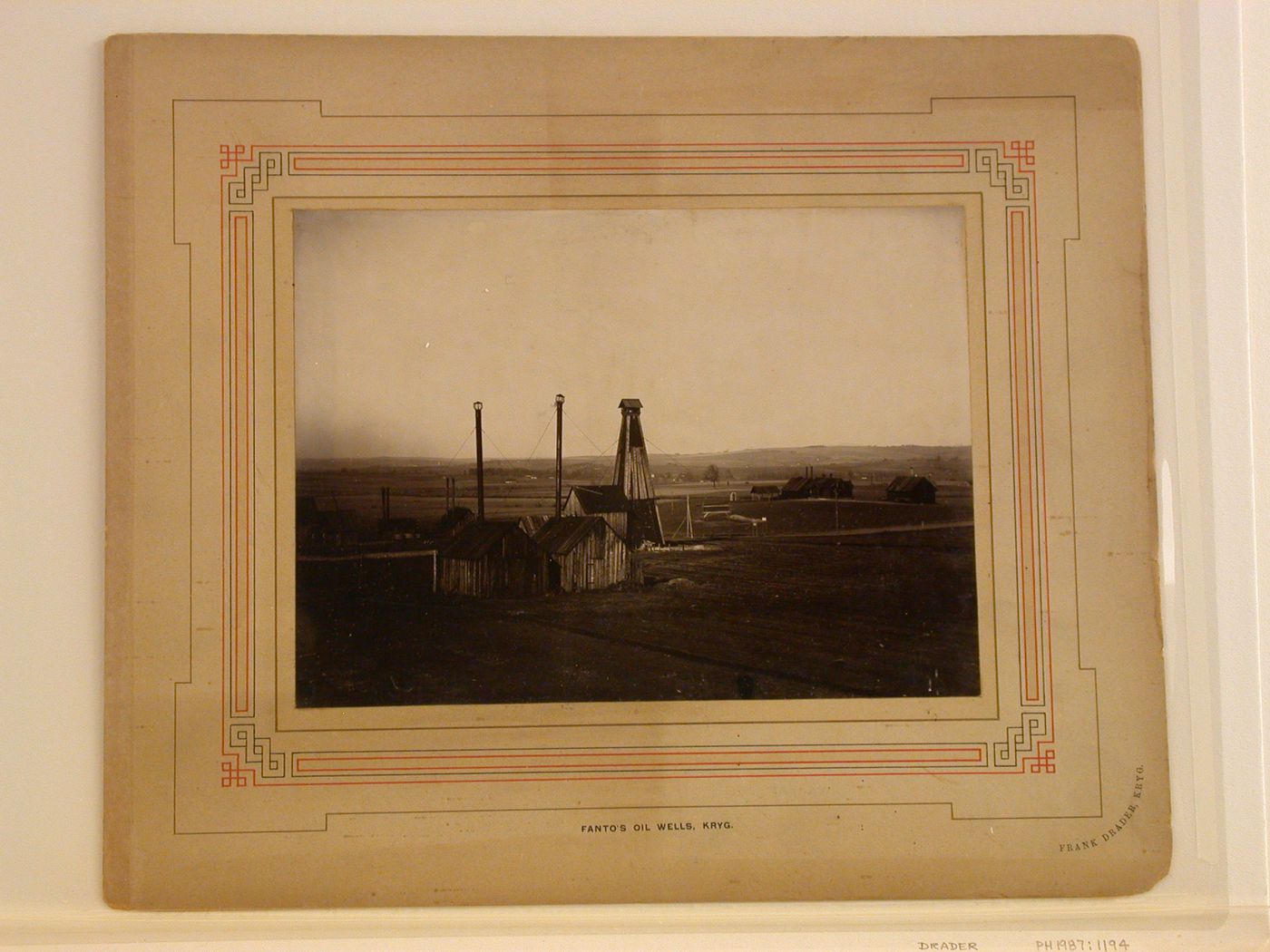 Fanto's Oil Wells, Kryg.