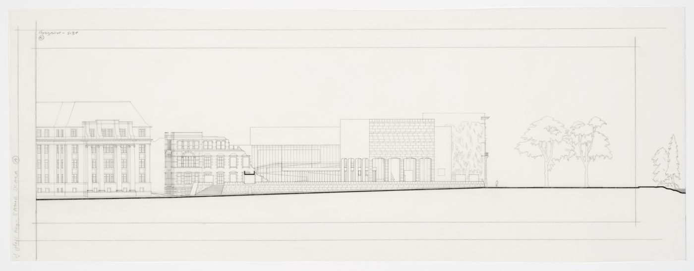 Nordrhein-Westfalen Museum, Dusseldorf, Germany: elevation