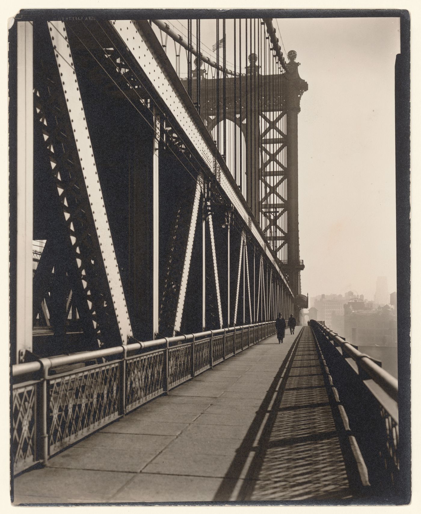 Walkway, Manhattan Bridge, Manhattan, New York City, New York