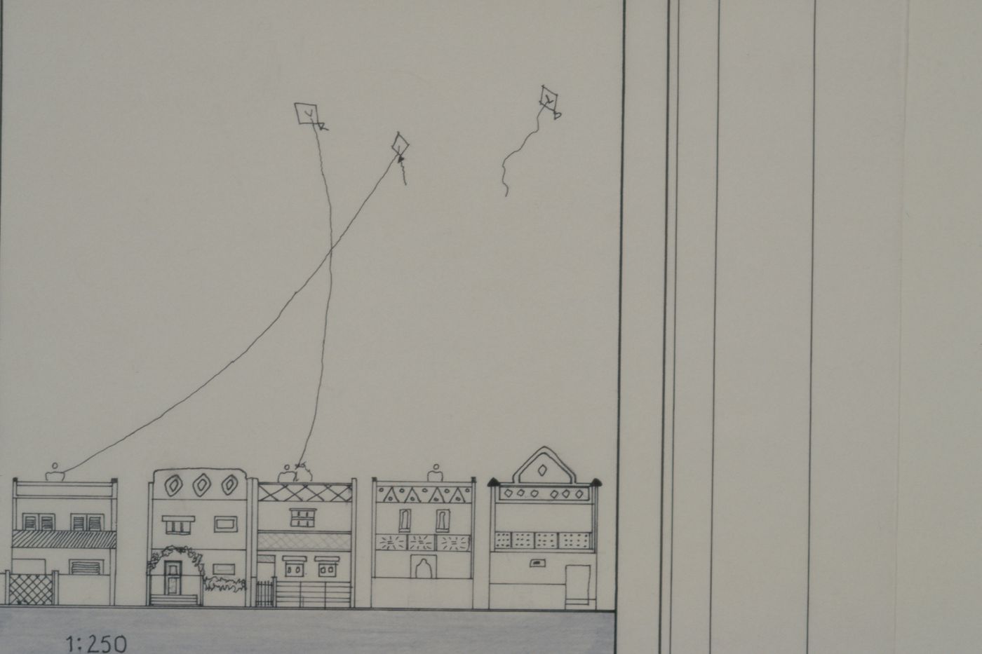 Elevation for the Aranya Housing Project, Indore, India